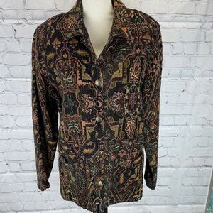 ⭐️Gotcha Covered vintage tapestry blazer jacket size medium